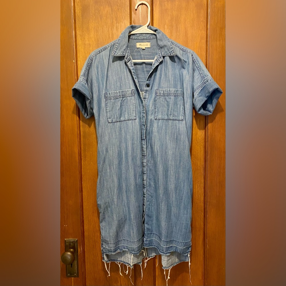 Madewell Size Small Denim Shirt Dress